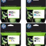 HP L0S70AE + F6U16AE + F6U17AE + F6U18AE 953XL Kartuş Seti 7720