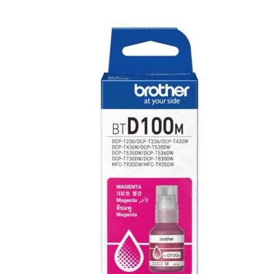 Brother BTD100M Magenta Kırmızı 5.000 Sayfa Şişe Mürekkep DCP-T430/T530/T730/T830 MFC-T930/T935