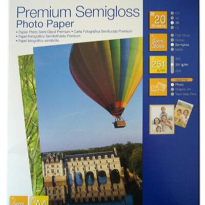 Epson A4 251Gram 20'li Premium Semigloss Fotoğraf Kağıdı S041332