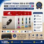 Canon 550 551 Set Kartuş 5 li IP7250 MX925