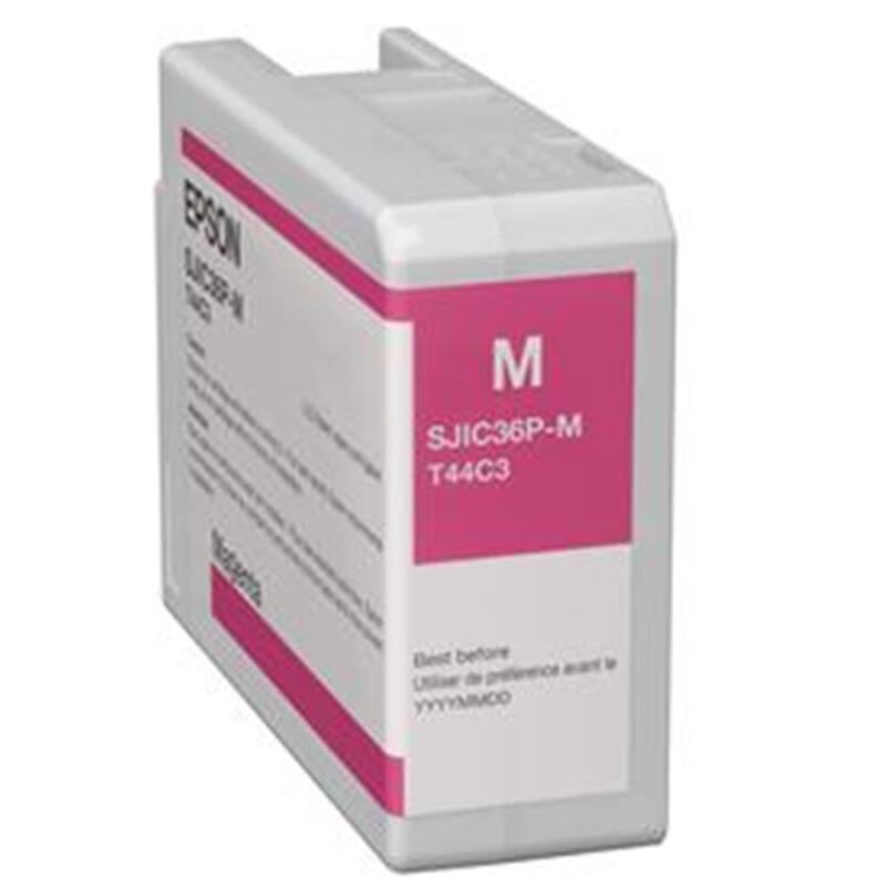 Epson TM-C6500 Magenta Kırmızı Mürekkep Kartuş C13T44C340