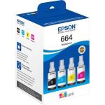 Epson T6646 Cyan/Magenta/Yellow/Black Mavi/Kırmızı/Sarı/Siyah 4lü Multipack Kartuş L210/L300/L550/L110/L1300
