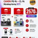 CANON PG-84 SİYAH CL-94 RENKLİ KARTUŞ E514 2 Lİ