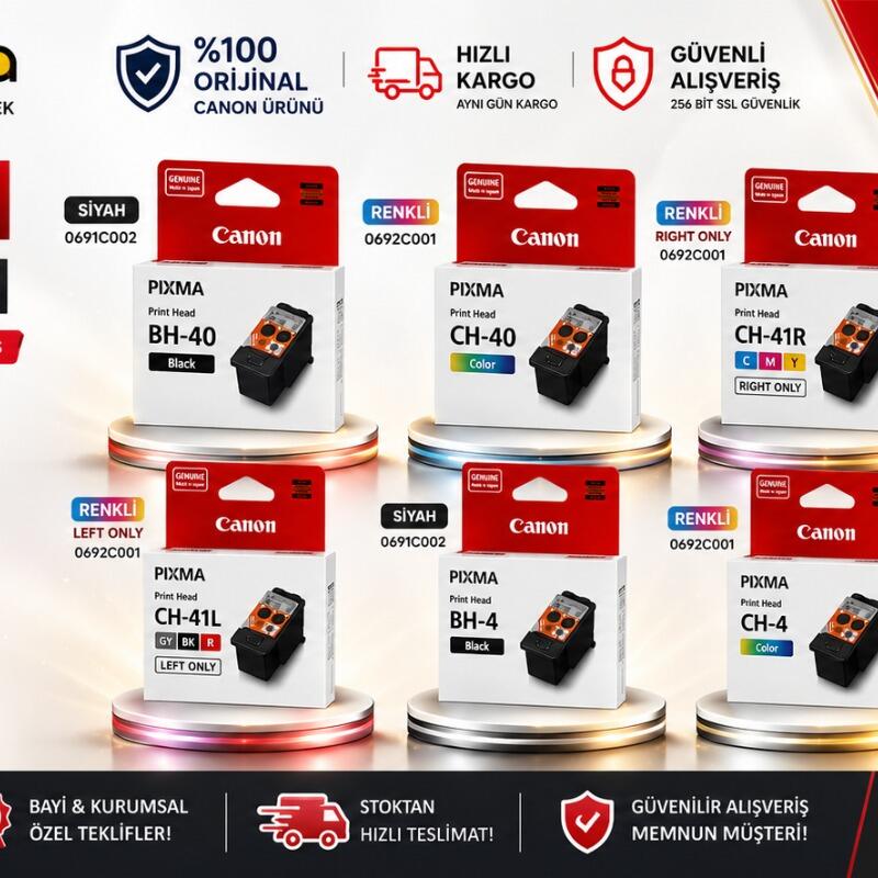 CANON G3411 CANON G2420 BASKI KAFASI G640 BASKİ KAFASI 2 Lİ SET FİYATI