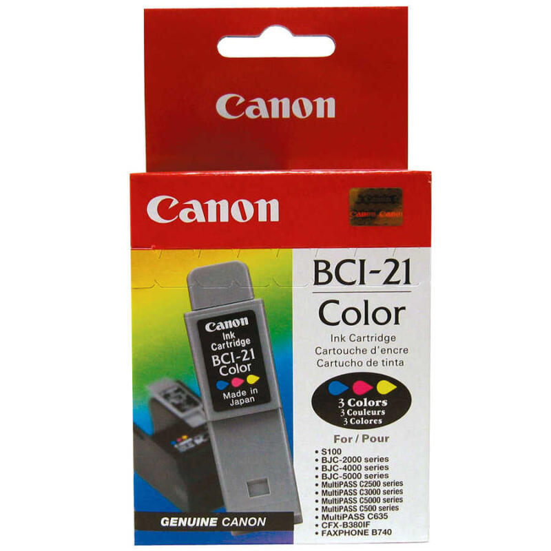 Canon Bcı-21 Renkli Orijinal Kartuş