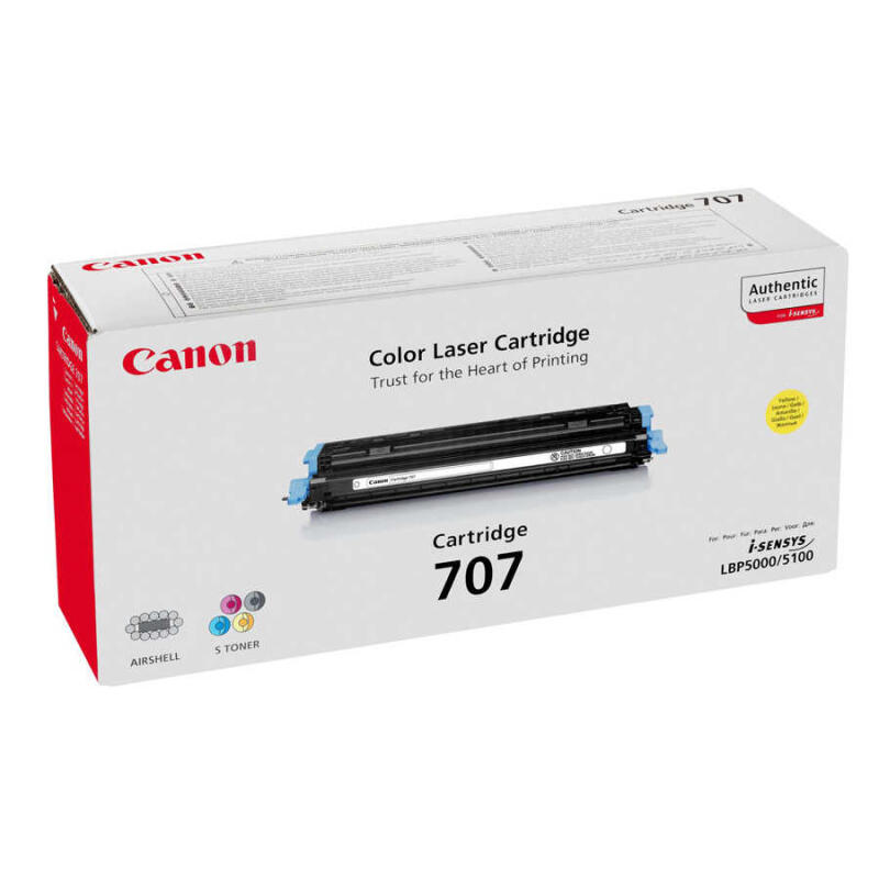 Canon Crg-707-9421A004 Sarı Orijinal Toner