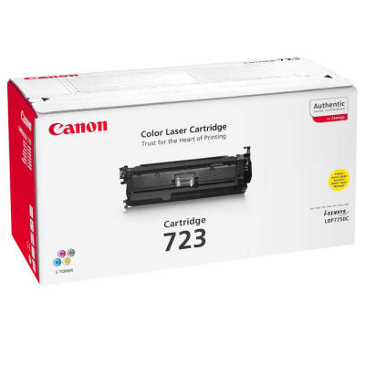Canon Crg-723-2641B002 Sarı Orijinal Toner