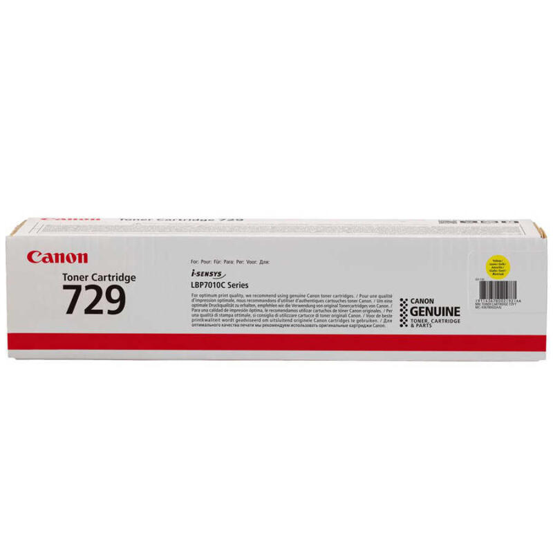 Canon Crg-729-4367B002 Sarı Orijinal Toner