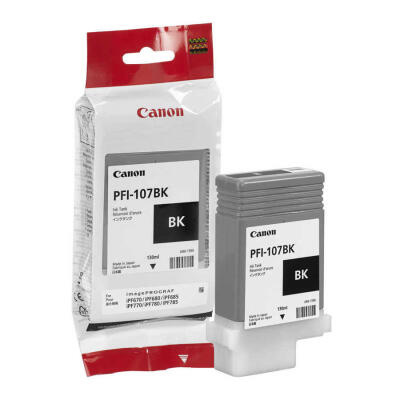 Canon Pfı-107Bk-6705B001 Siyah Orijinal Kartuş