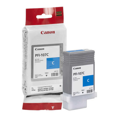 Canon Pfı-107C-6706B001 Mavi Orijinal Kartuş