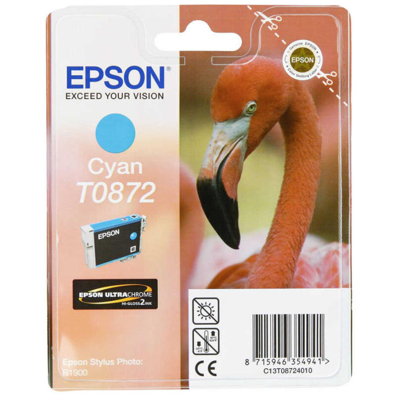 Epson T0872-C13T08724020 Mavi Orijinal Kartuş