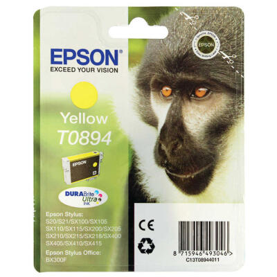 Epson T0894-C13T08944020 Sarı Orijinal Kartuş
