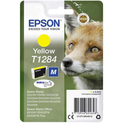 Epson T1284-C13T12844020 Sarı Orijinal Kartuş