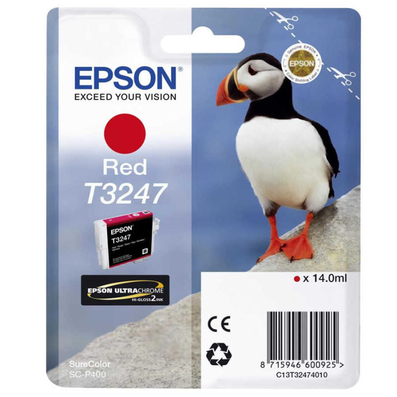 Epson T3247-C13T32474010 Red Orijinal Kartuş