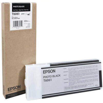 Epson T6061-C13T606100 Foto Siyah Orijinal Kartuş