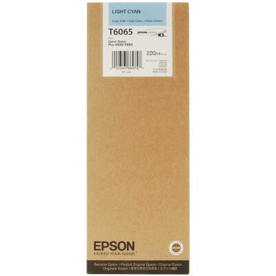 Epson T6065-C13T606500 Açık Mavi Orijinal Kartuş