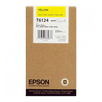 Epson T6124-C13T612400 Sarı Orijinal Kartuş