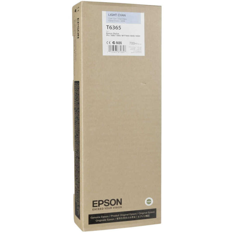 Epson T6365-C13T636500 Açık Mavi Orijinal Kartuş
