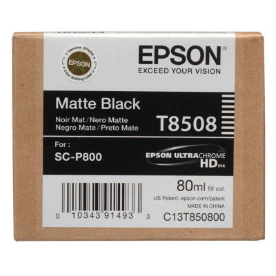 Epson T8508-C13T850800 Mat Siyah Orijinal Kartuş