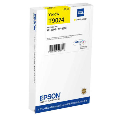 Epson T9074-C13T907440 Sarı Orijinal Kartuş Yüksek Kapasiteli