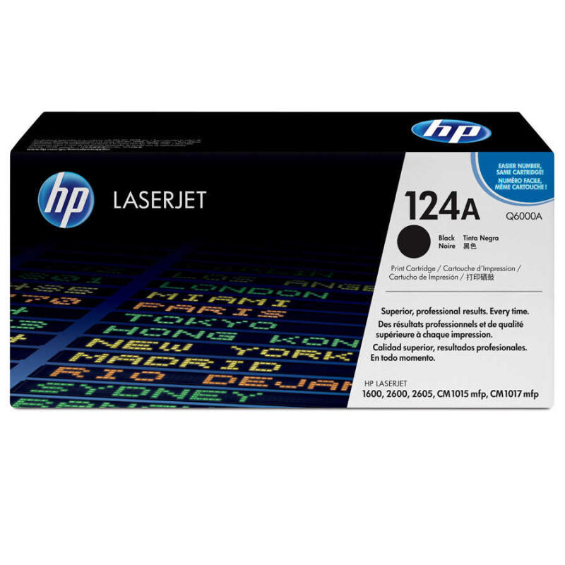 Hp 124A-Q6000A Siyah Orijinal Toner