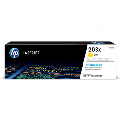 Hp 203X-Cf542X Sarı Orijinal Toner Yüksek Kapasiteli
