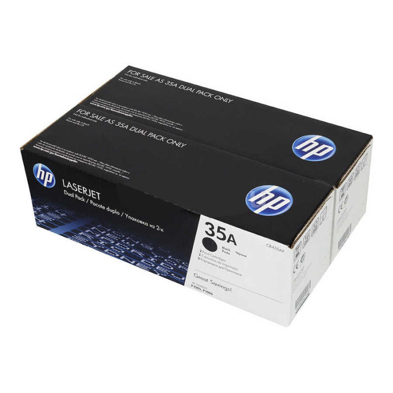 Hp 35A-Cb435Af Orijinal Toner İkili Paket