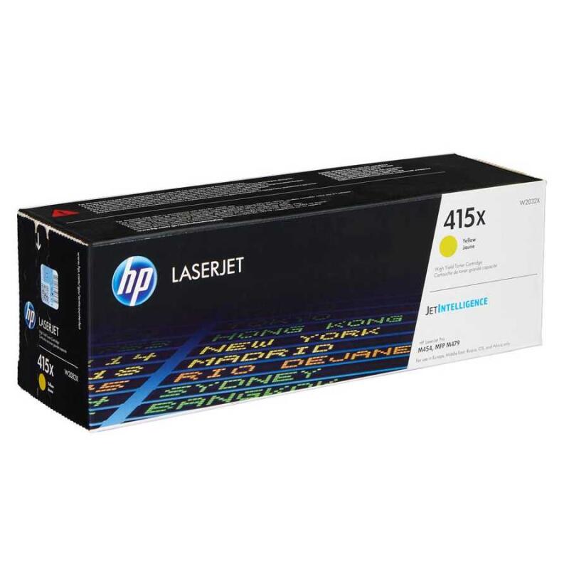 Hp 415X-W2032X Sarı Orijinal Toner Yüksek Kapasiteli