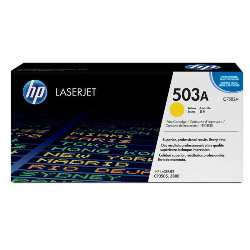 Hp 503A-Q7582A Sarı Orijinal Toner