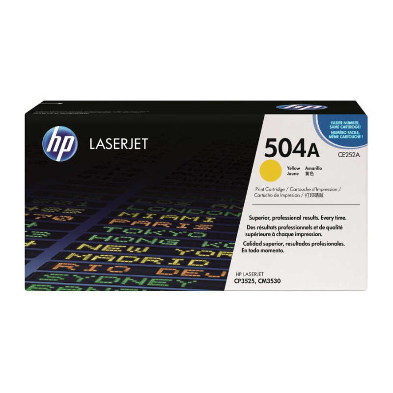Hp 504A-Ce252A Sarı Orijinal Toner