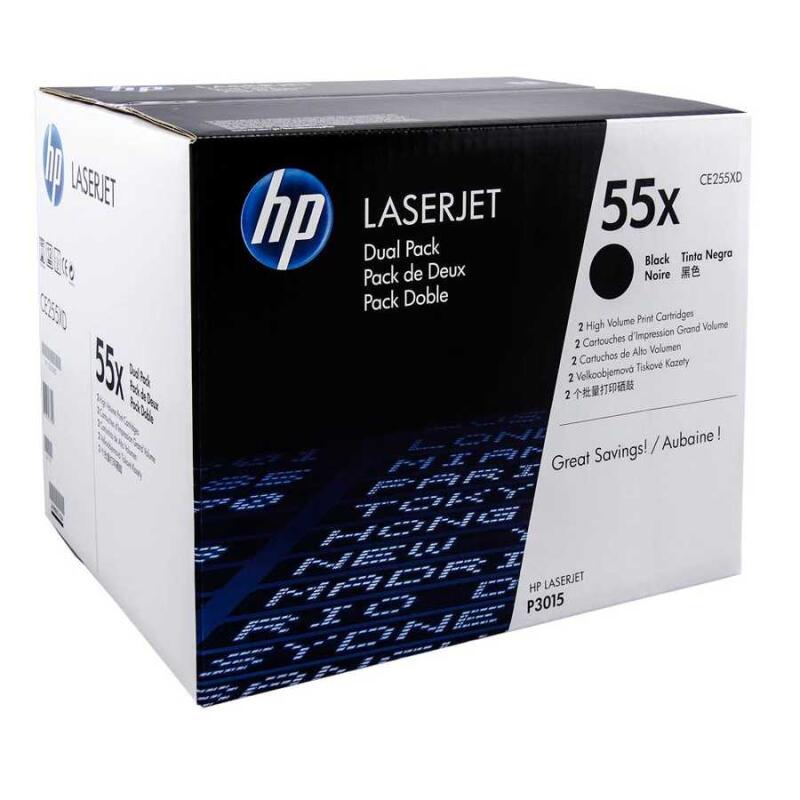 Hp 55X-Ce255Xd Orijinal Toner Yüksek Kapasiteli İkili Paket