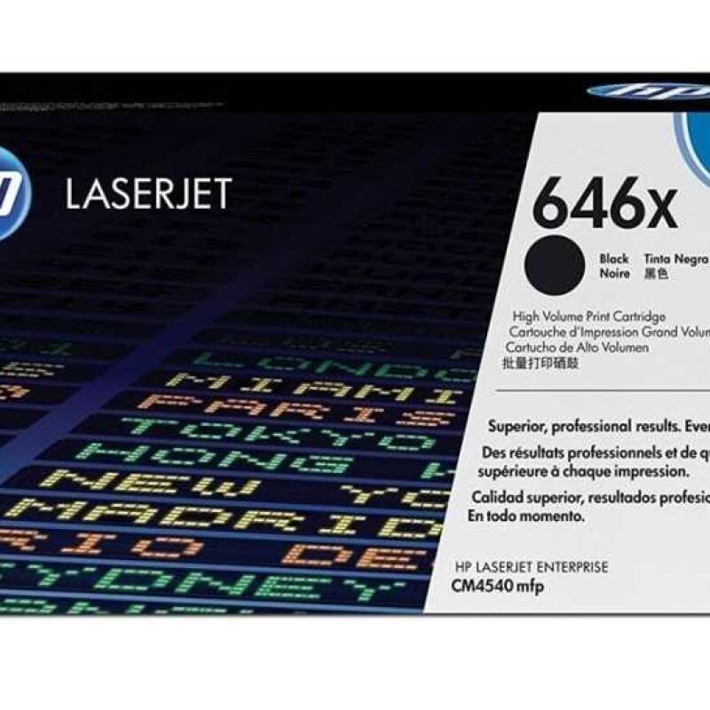 Hp 646X-Ce264X Siyah Orijinal Toner