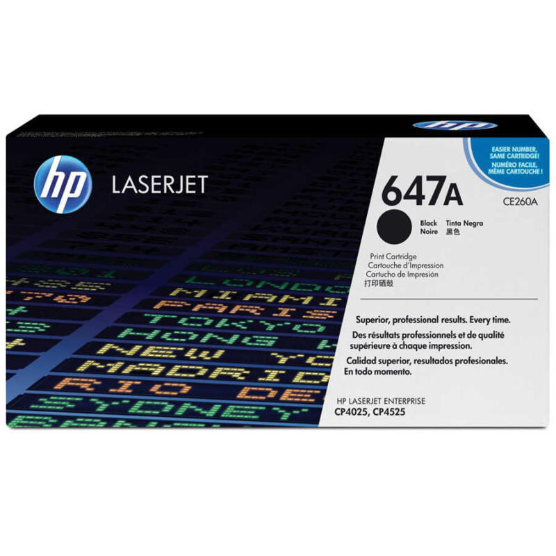 Hp 647A-Ce260A Siyah Orijinal Toner