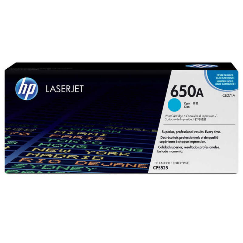 Hp 650A-Ce271A Mavi Orijinal Toner