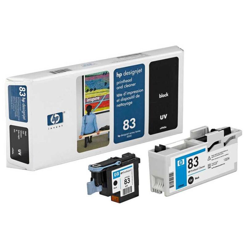 Hp 83-C4960A Orijinal Siyah Baskı Kafası Ve Kafa Temizleyici