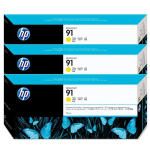 Hp 91-C9485A Sarı Orijinal Kartuş 3Lü Paket