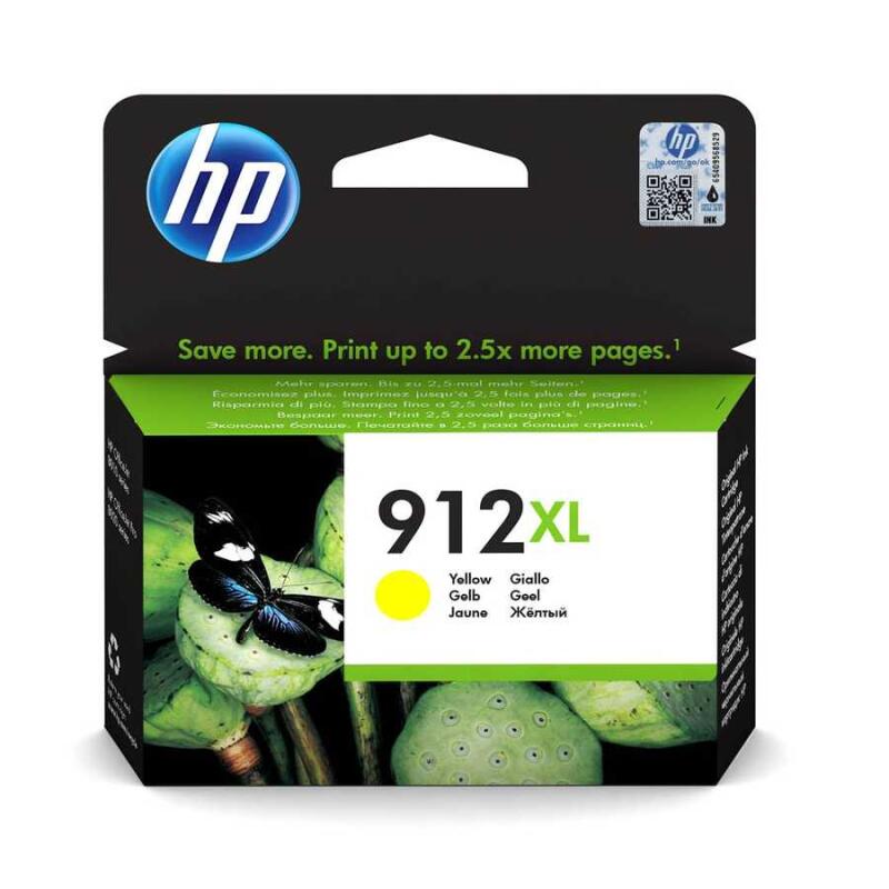 Hp 912Xl-3Yl83Ae Sarı Orijinal Kartuş Yüksek Kapasiteli