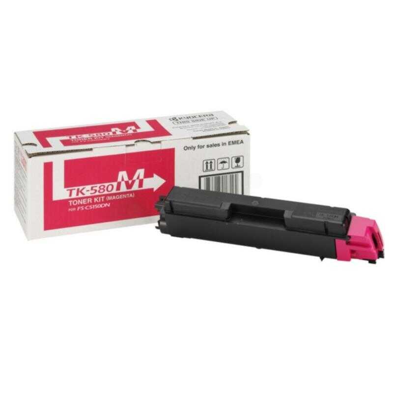 Kyocera Tk-580-1T02Ktbnl0 Kırmızı Orijinal Toner