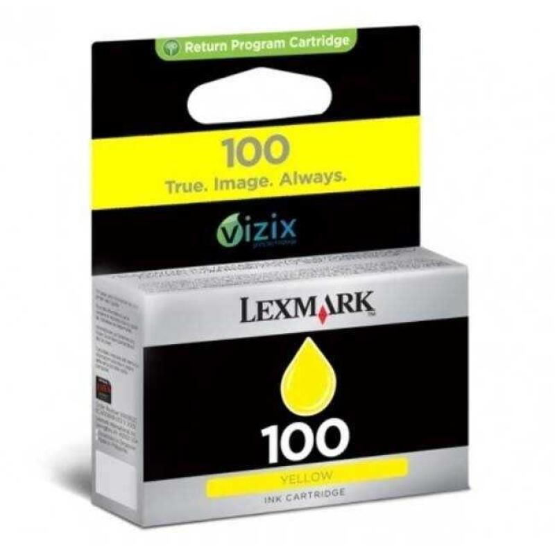 Lexmark 100-14N0902E Sarı Orjinal Kartuş