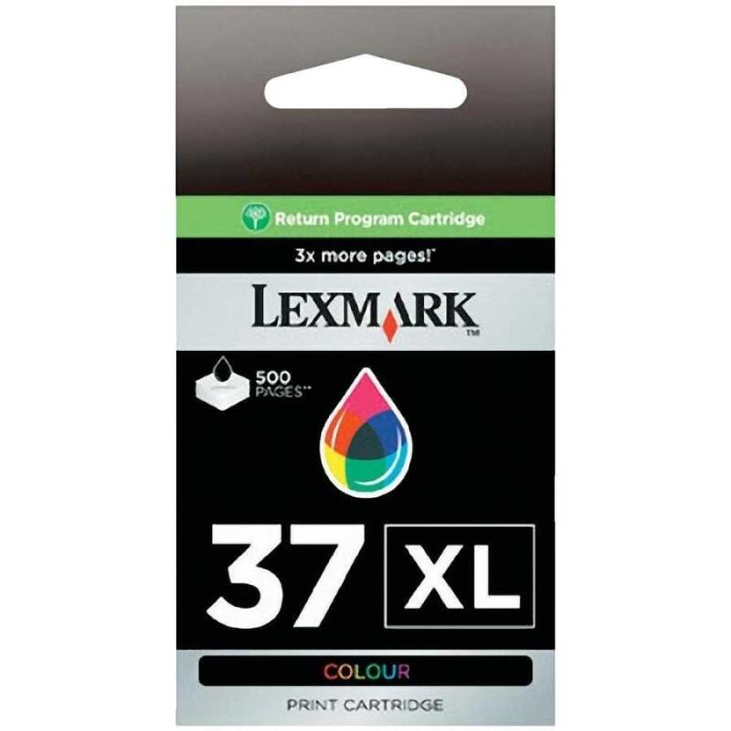 Lexmark 37Xl-18C2180E Renkli Orjinal Kartuş Yüksek Kapasiteli