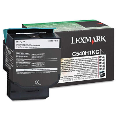 Lexmark C540-C540H1Kg Siyah Orijinal Toner Yüksek Kapasiteli