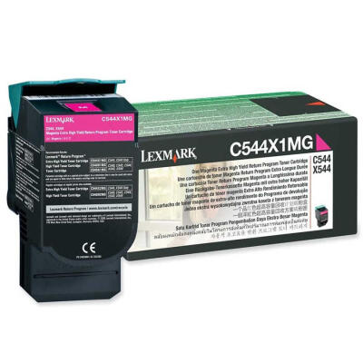 Lexmark C544-C544X1Mg Kırmızı Orijinal Toner Extra Yüksek Kapasiteli