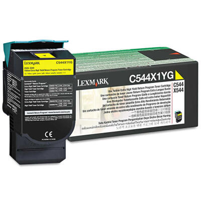 Lexmark C544-C544X1Yg Sarı Orijinal Toner Extra Yüksek Kapasiteli