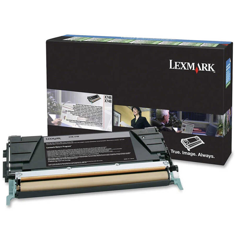 Lexmark X746-X746A1Cg Mavi Orijinal Toner