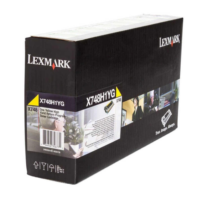 Lexmark X748-X748H1Yg Sarı Orijinal Toner Yüksek Kapasiteli