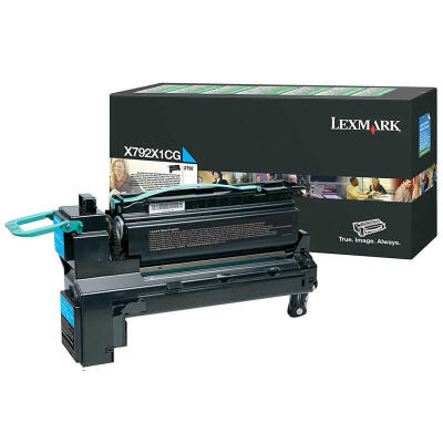 Lexmark X792-X792X1Cg Mavi Orijinal Toner Yüksek Kapasiteli