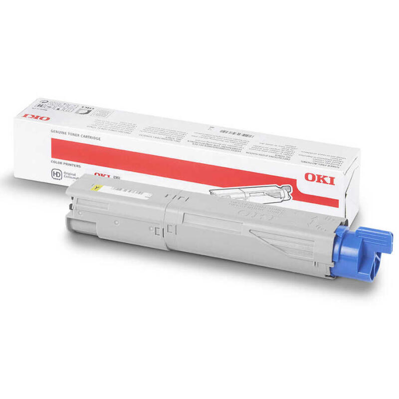 Oki C310-44469714 Sarı Orijinal Toner