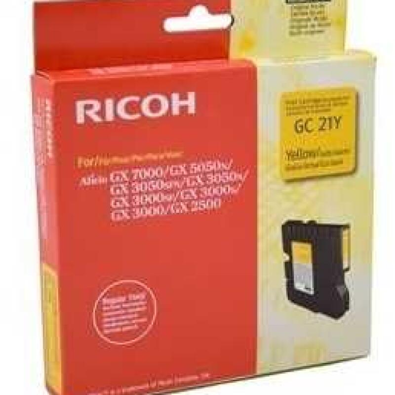 Ricoh Aficio Gc-21Y Sarı Orjinal Kartuş
