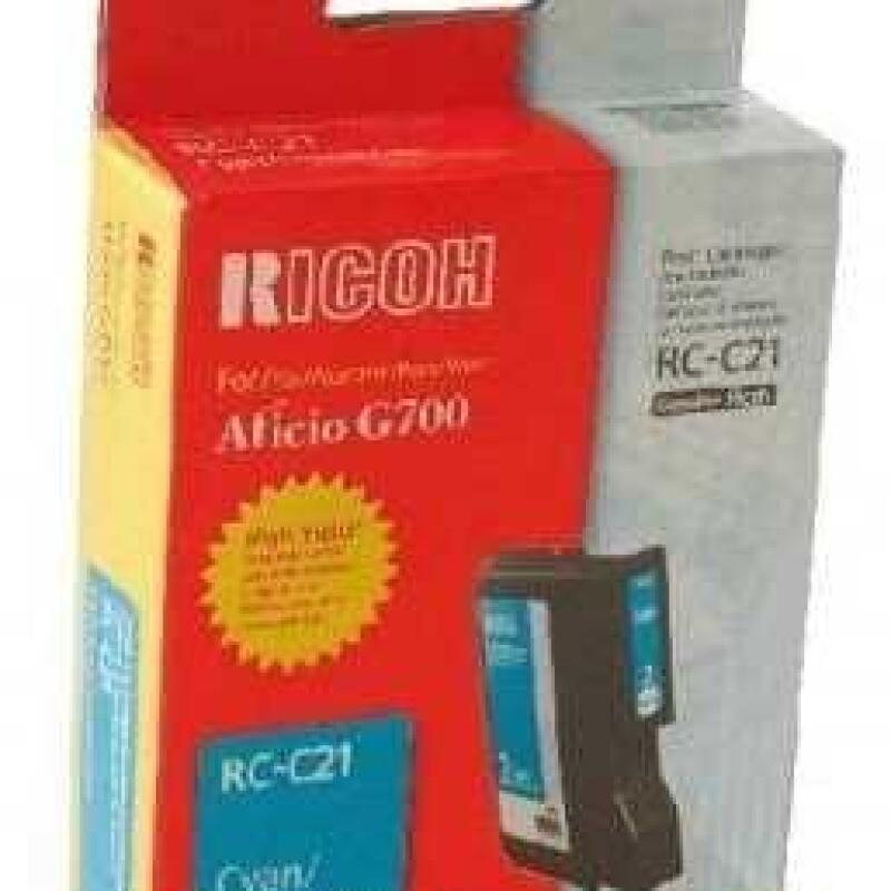 Ricoh Aficio Rc-C21 Mavi Orjinal Kartuş