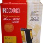 Ricoh Aficio Rc-Y11 Sarı Orjinal Kartuş